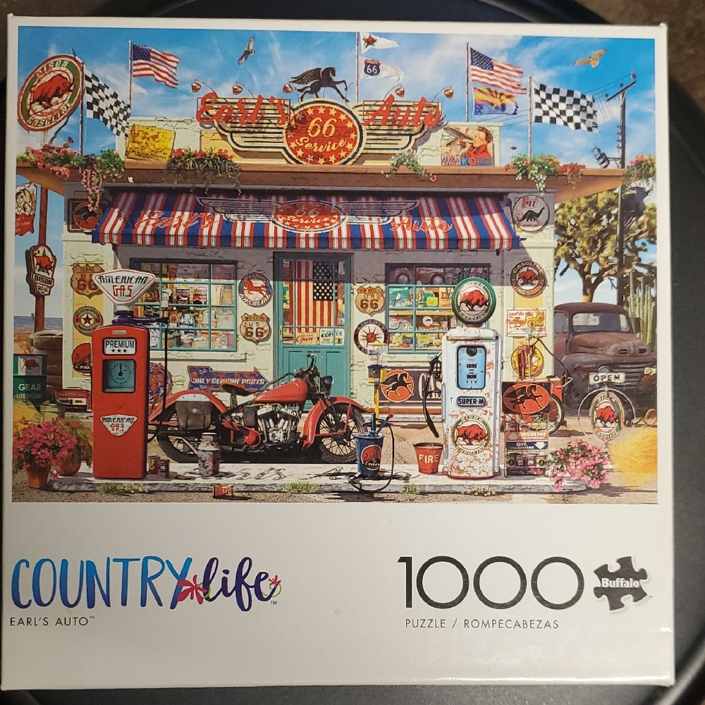 Buffalo Games Route 66 Puzzle Earl's Auto